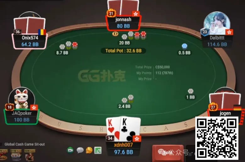 牌局分析：KK面对冷4bet