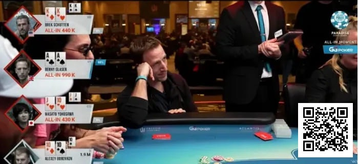 四家全下！AA、KK、TT、同花，谁是最后赢家？