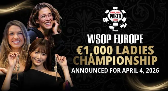 WSOP欧洲站女士赛亮相布拉格！冠军将颁发全新设计金手链