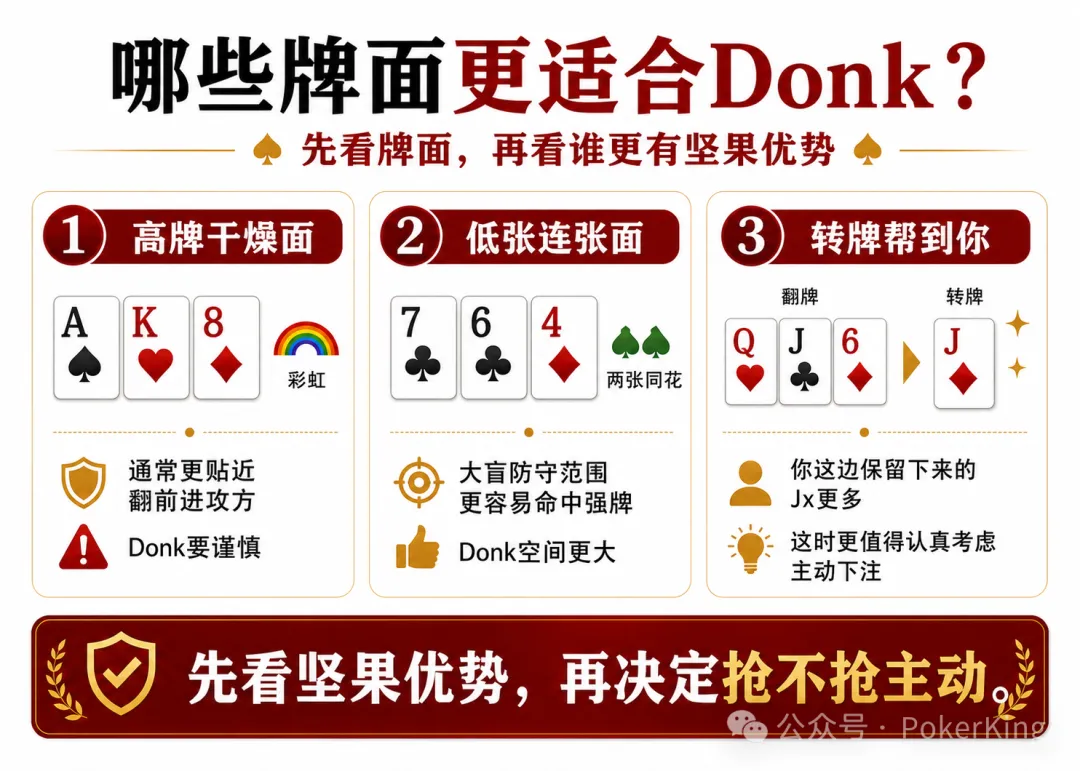 Donk-Bet什么时候能用?OOP不是只能过牌
