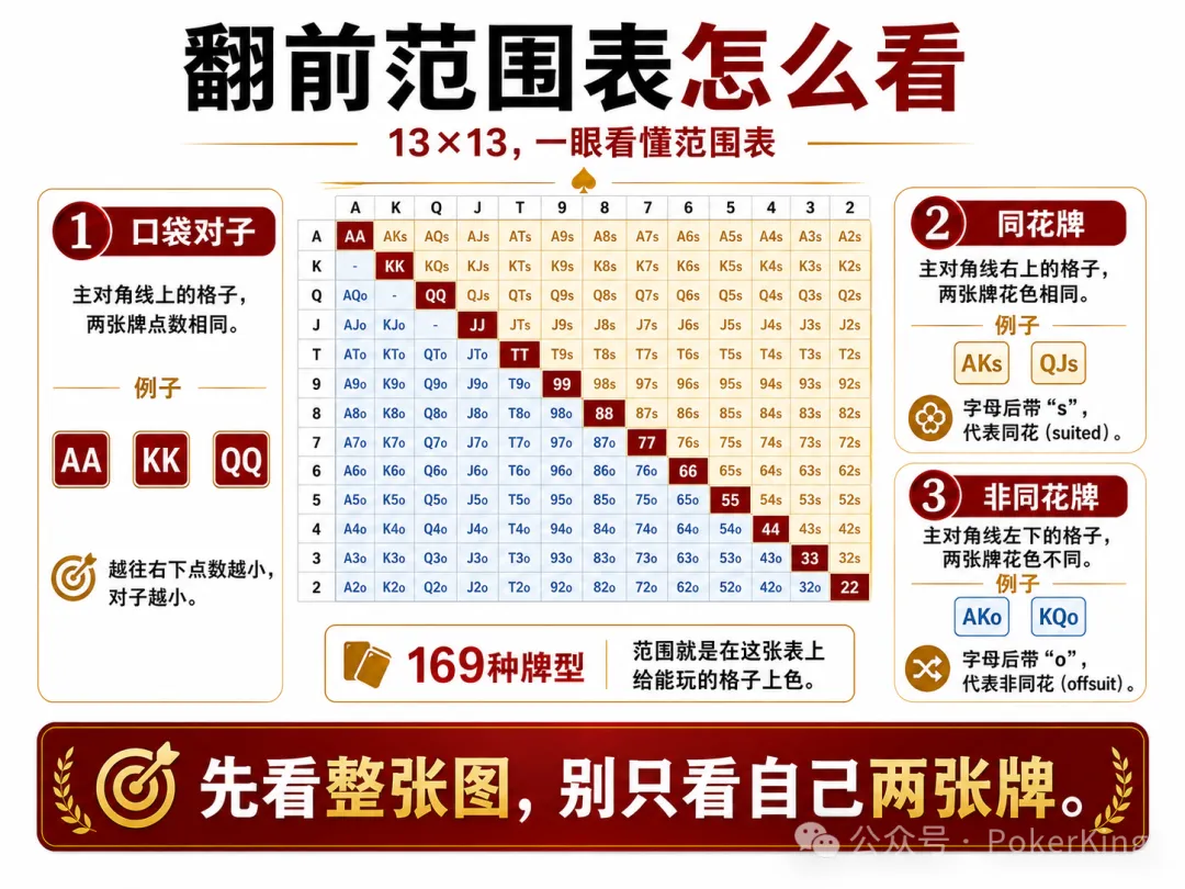 别只盯着自己两张牌：新手德州扑克中最容易被忽略的“范围思维”