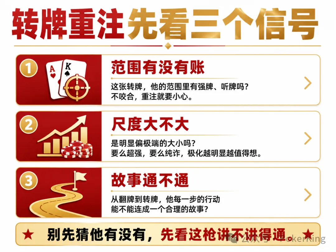 转牌重注，到底该信不信？三个信号帮你把“猜”变成“对账”