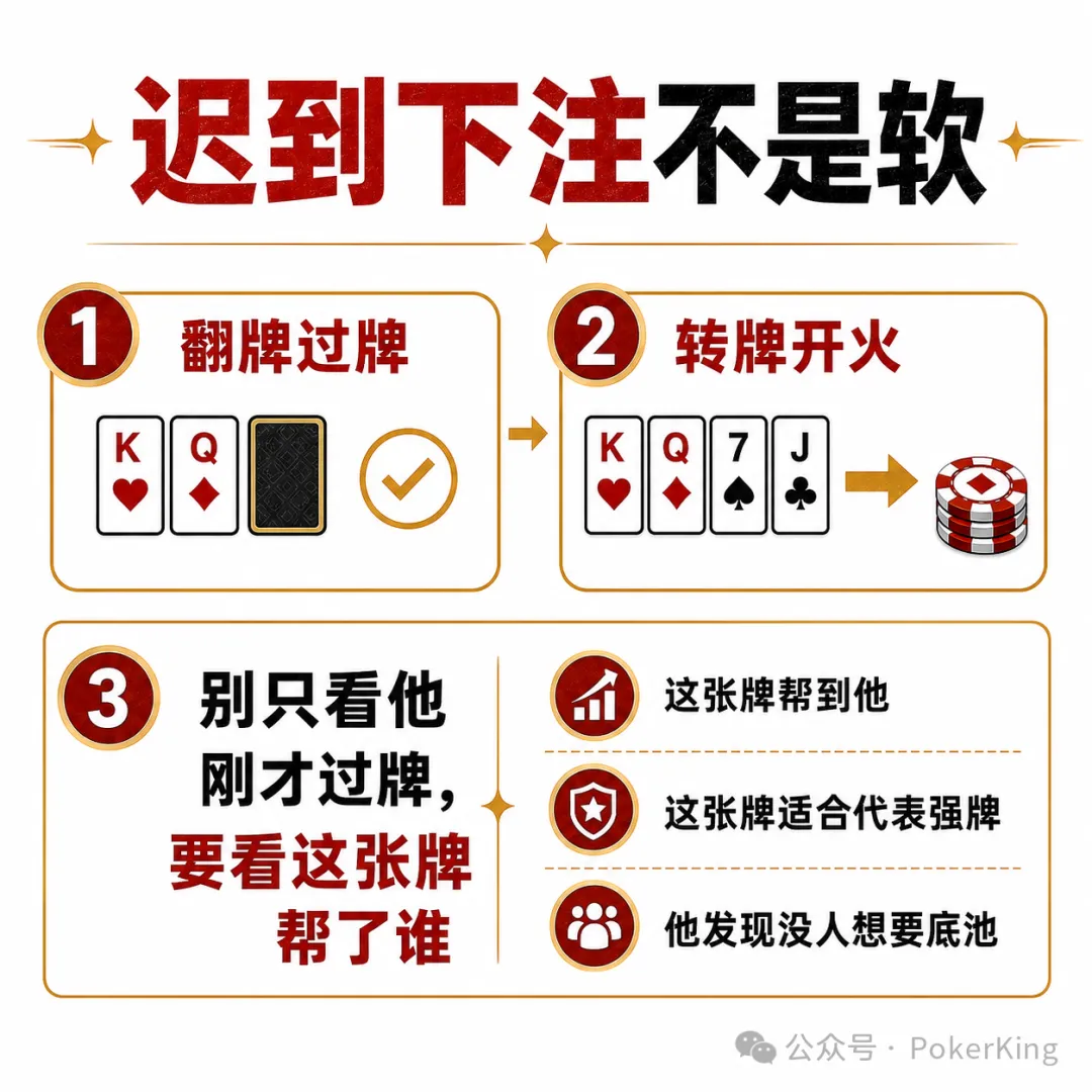 对手过牌后突然开火？别急着判断，先看这三样