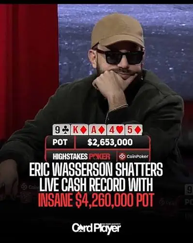 4天狂赚330万美金!扑克直播常规桌最大赢家换人