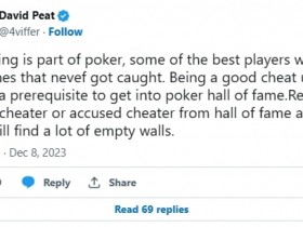 高额桌常客David Peat：作弊是扑克游戏的一部分